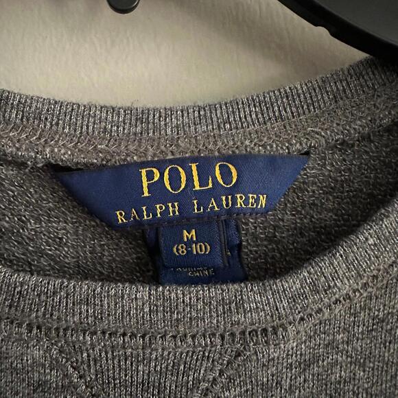 Polo Ralph Lauren Sweater Ruffle Dress Medium 8-10 - Picture 2 of 3